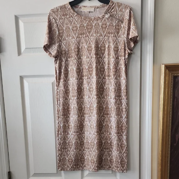 Michael Kors Dresses Michael Kors Tans White Above Knee Dress